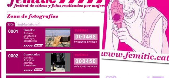 BUENAS PRÁCTICAS: Femitic, Festival de videos y fotos realizados por mujeres BUENAS PRÁCTICAS: Femitic, Festival de videos y fotos realizados por mujeres