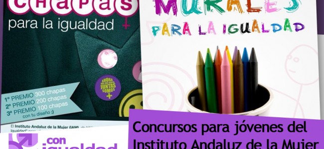 Chapas y murales por la igualdad. Concursos para jóvenes del IAM Chapas y murales por la igualdad. Concursos para jóvenes del IAM