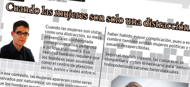 Cuando las mujeres son solo una distracción… Cuando las mujeres son solo una distracción…