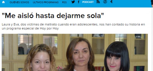 Cadena Ser emite un programa especial sobre violencia de género en adolescentes Cadena Ser emite un programa especial sobre violencia de género en adolescentes