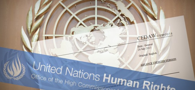 Analizamos el informe de Naciones Unidas (CEDAW) sobre las políticas de igualdad en España Analizamos el informe de Naciones Unidas (CEDAW) sobre las políticas de igualdad en España