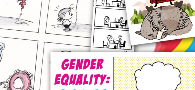 Conoce los cómics y viñetas sobre igualdad de género premiados por ONU Mujeres y la Comisión Europea
